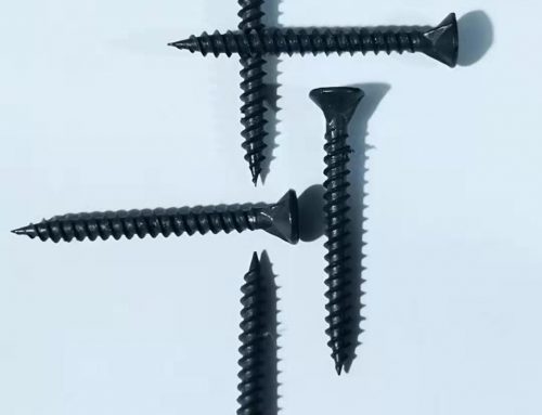drywall screw with three ribs under head
