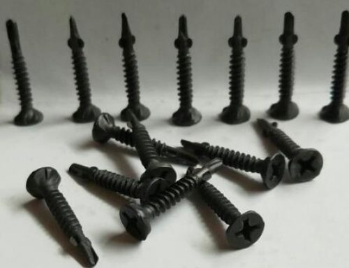 Flat Head Phillips Self Drilling Screw Carbon Steel With 6 Rib Wing