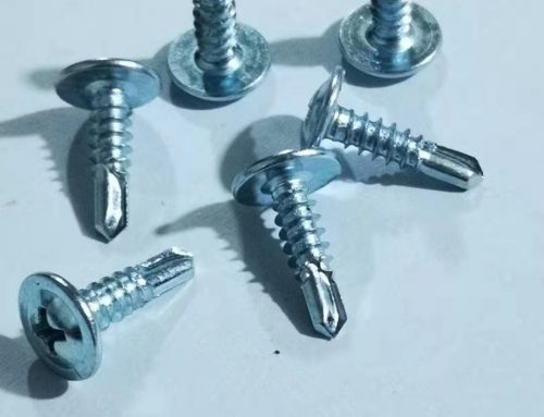 Wafer head self drilling screw
